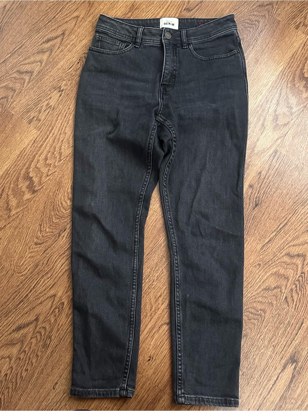 Sézane Denim gray Denim Jeans slim Fit high rise size 26 cotton blend